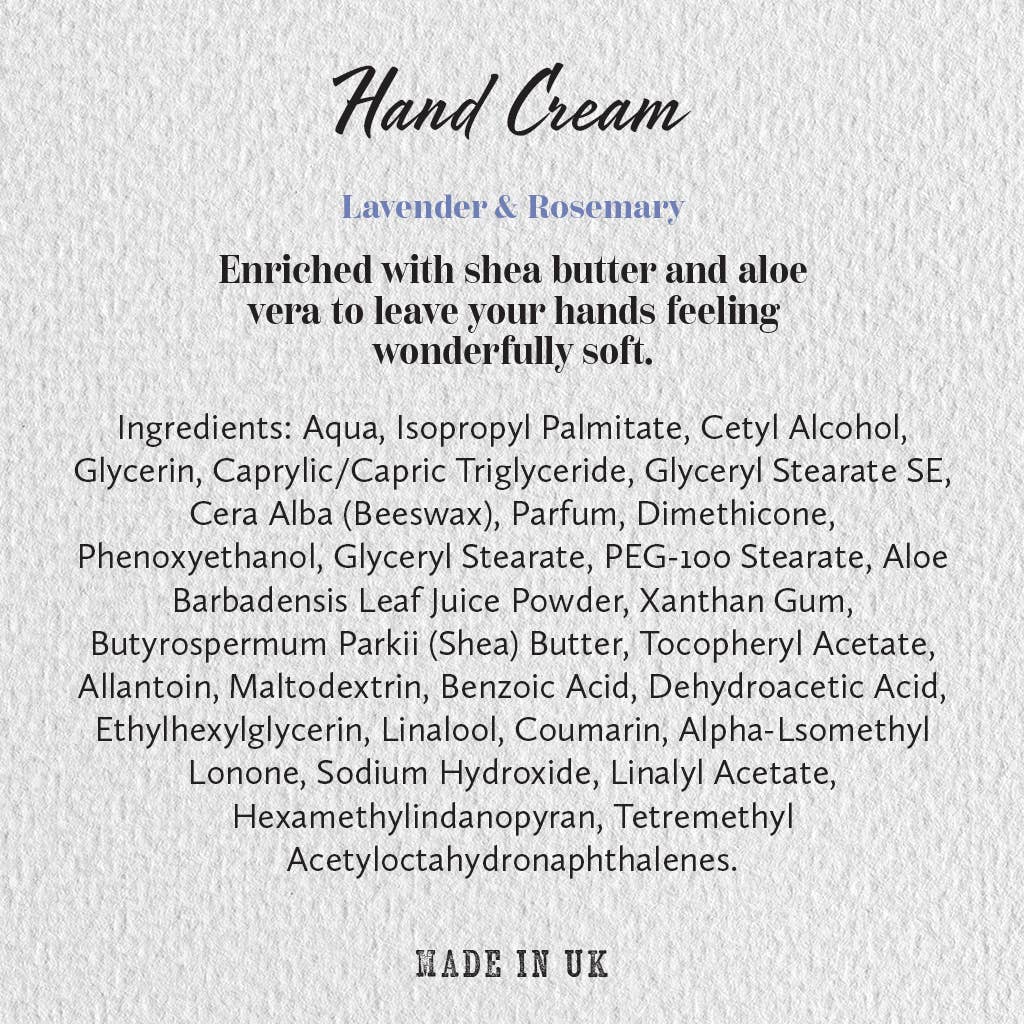 BOTANICAL COLLECTION - 75ML LAVENDER HAND CREAM