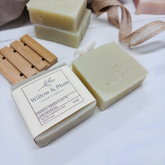 French green clay & Lemongrass soap bar