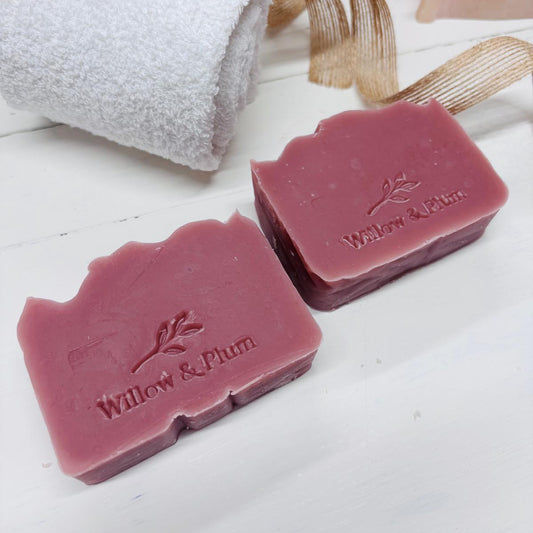 Sweet orange & Geranium soap bar with Moroccan clay